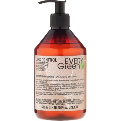 Шампунь против выпадения волос Dikson Every Green Loss Control Energizzante Shampoo