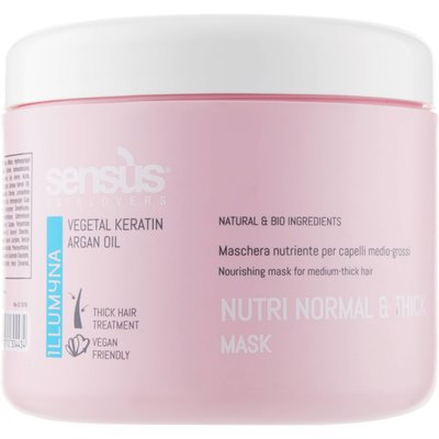 Маска для питания толстых сухих волос Sensus Nutri Normal & Thick Mask, 500 ml