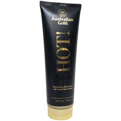 Крем для загара в солярии  с бронзатором Australian Gold Hot! Black