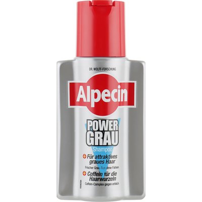 Шампунь для седых волос Alpecin Shampoo Power Grau, 200 ml