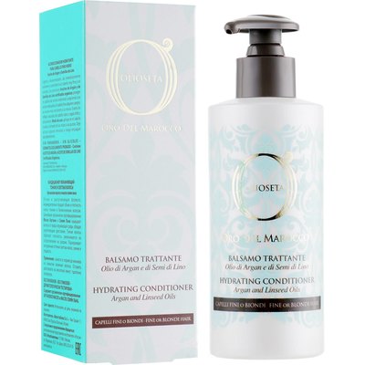 Зволожуючий кондиціонер для тонкого та світлого волосся Золото Марокко Barex Olioseta Oro Del Marocco Balsamo, 750 мл, фото _ab__is.image_number.default