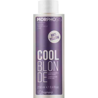 Шампунь для холодных оттенков светлых и седых волос Framesi Morphosis Cool Blonde Shampoo, 250 ml