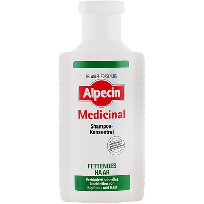 Шампунь-концентрат для жирного волосся Alpecin Medicinal Shampoo Oily Hair, 200 ml, фото 