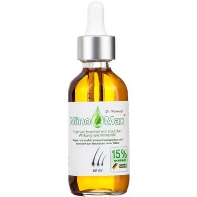 Лосьон для стимуляции роста волос у мужчин 15% MinoMax Hair Regrowth 15%, 60 ml, изображение 3