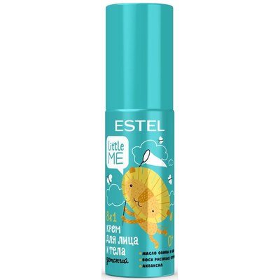 Дитячий багатофункціональний крем для обличчя та тіла 8 в 1 Estel Professional Little Me, 100 ml, фото 
