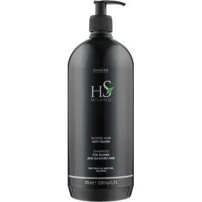 Відновлючий шампунь для освітленого волосся HS Milano Emmedi Capelli Biondi E Decolorati Blonde Hair Shampoo, 1000 ml, фото 
