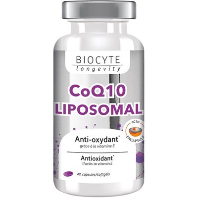Пищевая добавка Коэнзим Q10 Biocyte Coenzyme Q10 Liposomal, 40caps, изображение 2