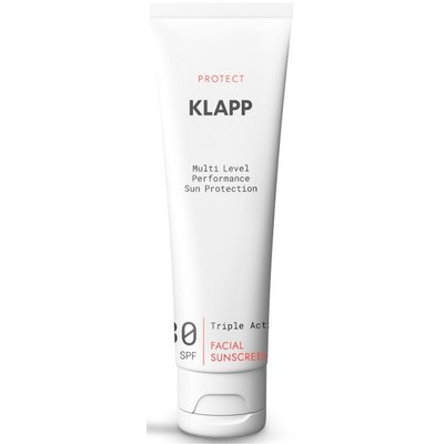 Сонцезахисний крем для обличчя Klapp Triple Action Facial Sunscreen SPF 30, 50 ml, фото 