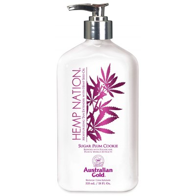 Увлажняющий лосьон после загара Australian Gold Hemp Nation Sugar Plum Cookie Body Lotion, 535 ml
