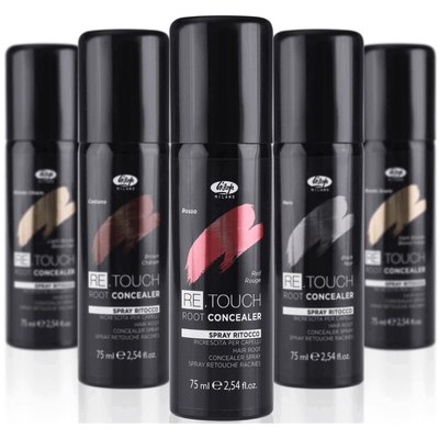 Фарбуючий спрей для коренів Lisap ReTouch Root Concealer Spray, 75 ml, фото 