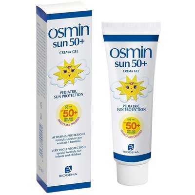 Дитячий сонцезахисний крем з перших днів Biogena Osmin Sun SPF50, 90 ml, фото 