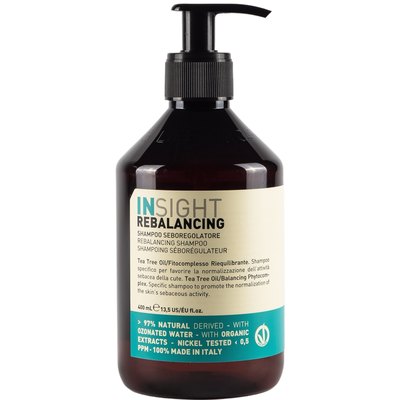 Шампунь проти жирної шкіри голови Insight Rebalancing Shampoo, фото 