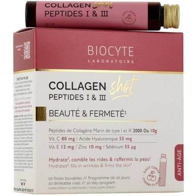 Диетическая добавка в форме шота Biocyte Collagen Shot, 10 шт, изображение 2