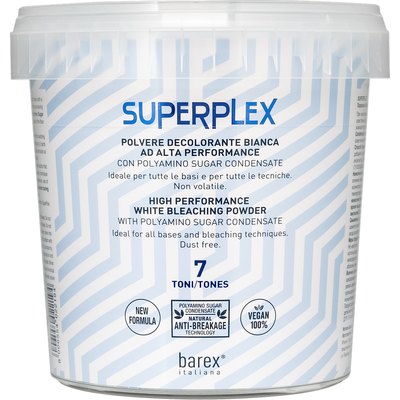 Знебарвлюючий порошок для волосся Barex Superplex White Bleaching Powder 7 tones, 400 g, фото 
