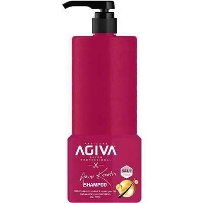 Кератиновий шампунь Agiva Amino Keratin Shampoo, 800 ml, фото 