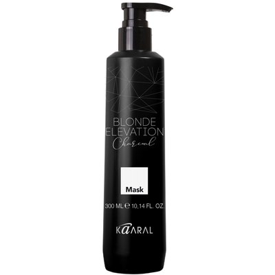 Маска для освiтленного волосся з чорним вугіллям Kaaral Blonde Elevation Charcoal Mask, фото 