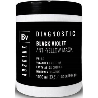 Маска антижелтая черно-фиолетовая Absoluk Diagnostic Black Violet Anti-Yellow Mask, изображение 2