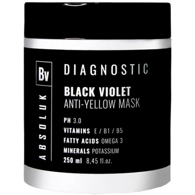 Маска антижелтая черно-фиолетовая Absoluk Diagnostic Black Violet Anti-Yellow Mask