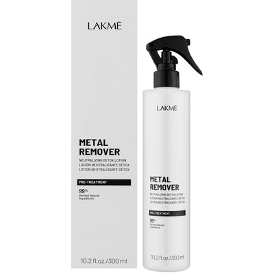 Нейтрализатор металлов в волосах Lakme Pre-Treatment Metal Remover Neutralizing Detox Lotion, 300 ml, изображение 2