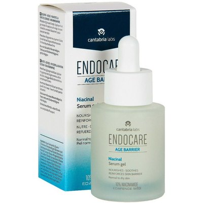 Восстанавливающая гель-сыворотка Ниациналь Cantabria Endocare Age Barrier Niacinal Serum Gel, 30 ml, изображение 2