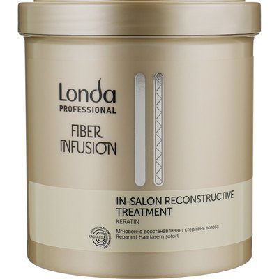 Маска для відновлення волосся з кератином Londa Professional Fiber Infusion In-Salon Reconstruction Treatment, 750 ml, фото 