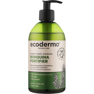 Шампунь для укрепления волос Ecoderma Ronchine Fortifier Mild Shampoo, 500 ml