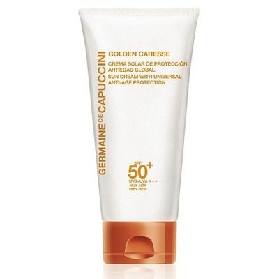 GERMAINE de CAPUCCINI Golden Caresse Sun Cream Anti-Age Protection SPF50+ ,Солнцезащитный крем против морщин SPF50,50мл