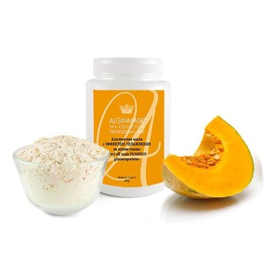 Альгинатная маска с эффектом увлажнения на основе тыквы Elitecosmetic Peel off mask Pumkin glucoempreinte