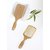 Щетка для волос массажная бамбуковая большая Olivia Garden Healthy Hair Large Paddle, изображение 4