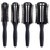 Брашинг для волосся Olivia Garden Finger Brush Round Black, фото  Брашинг для волосся Olivia Garden Finger Brush Round Black, фото