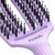 Щетка изогнутая продувная с комбинированной щетиной Olivia Garden Finger Brush Combo Nineties Grape Soda, изображение 4