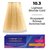 Устойчивая крем-краска для волос Master Lux Professional Permanent Hair Color Cream, 60ml, Палитра: 10.3