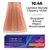 Устойчивая крем-краска для волос Master Lux Professional Permanent Hair Color Cream, 60ml, Палитра: 10.46