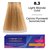 Устойчивая крем-краска для волос Master Lux Professional Permanent Hair Color Cream, 60ml, Палитра: 8.3