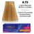Устойчивая крем-краска для волос Master Lux Professional Permanent Hair Color Cream, 60ml, Палитра: 8.73