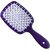 Щетка для волос Hollow Comb Superbrush Plus Color, Цвет: Purple-White
