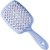 Щетка для волос Hollow Comb Superbrush Plus Color, Цвет: Blue-White