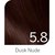 Безаммиачный тонер Глос Revlon Professional Color Excel Gloss, 70 ml, Палитра: 5.8