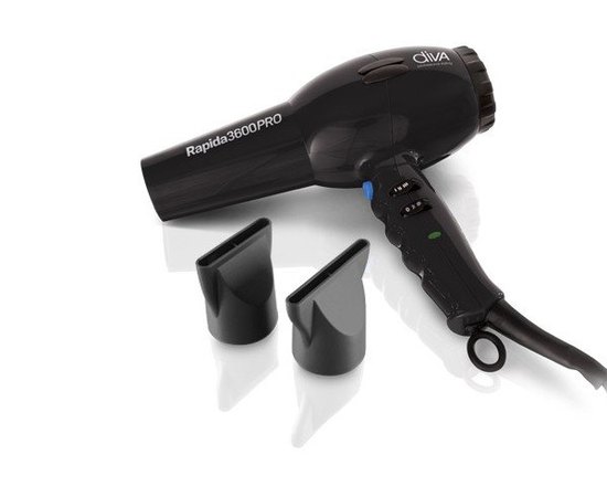 Diva Rapida 3600Pro Фен для волосся, 2000W, фото _ab__is.image_number.default
