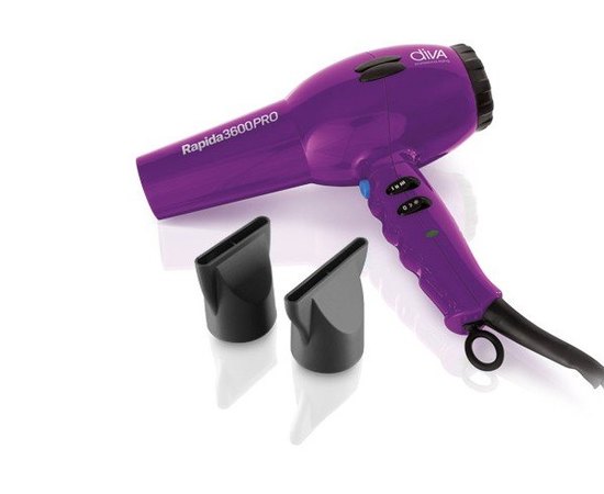 Diva Rapida 3600Pro Фен для волосся, 2000W, фото _ab__is.image_number.default