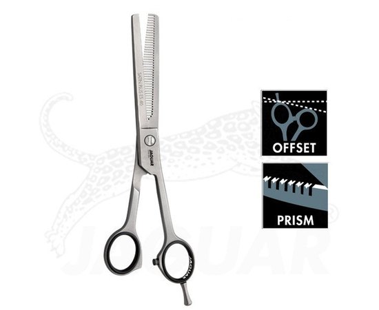 Ножницы парикмахерские филировочные Jaguar Satin Plus E 46, изображение 2