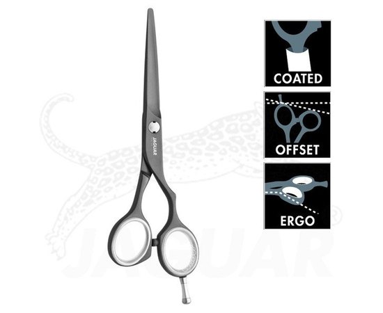 Ножницы парикмахерские Jaguar Diamond E Ceramic Fusion 5", изображение 2 Ножницы парикмахерские Jaguar Diamond E Ceramic Fusion 5", изображение 2