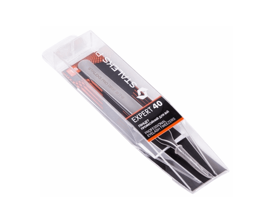 Пинцет профессиональный для ресниц Staleks Pro Expert 40 Type 10, изображение 2