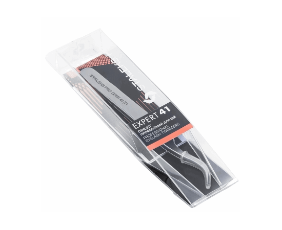 Пинцет профессиональный для ресниц Staleks Pro Expert 41 Type 1, изображение 2