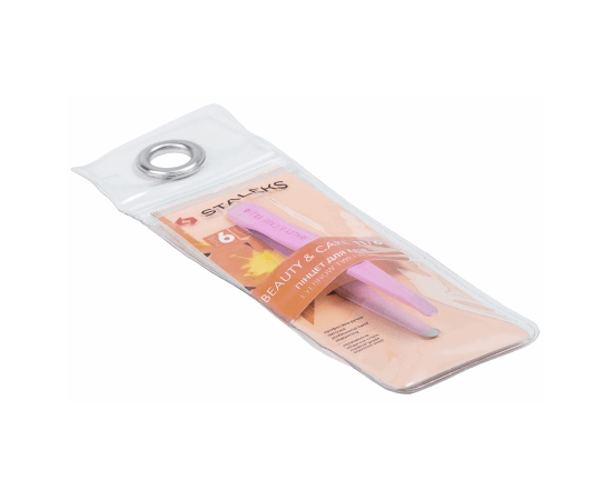 Пинцет для бровей закругленные кромки Staleks Beauty & Care 11 Type 6, изображение 2