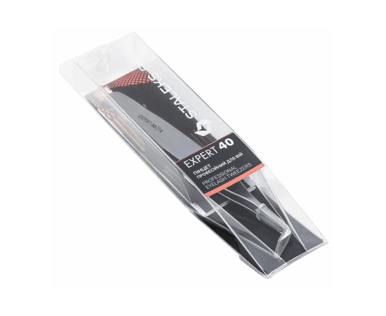 Пинцет профессиональный для ресниц башмачок Staleks Pro Expert 40 Type 4, изображение 2