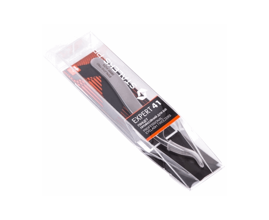 Пинцет профессиональный для ресниц радиусный Staleks Pro Expert 41 Type 4, изображение 3