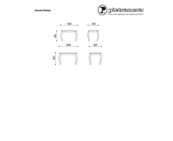 Стол в зал ожидания для салона Pietranera Charme Station, изображение 3