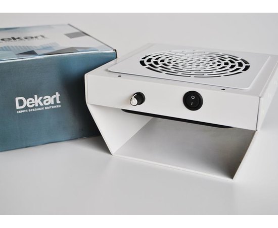 Вытяжка для маникюрного стола белая Markson Dekart 5, изображение 4