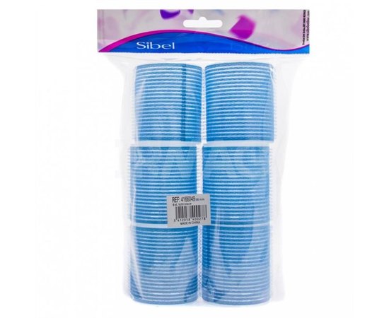 Бигуди для волос на липучке Sibel, 6 шт, изображение 4